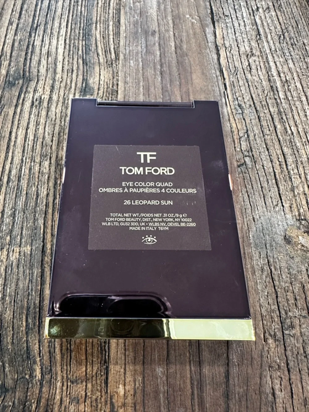 Tom Ford Eye Color Quad 26 Leopard Sun - Brown & Gold Palette